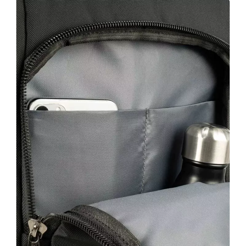 Mochila Tucano Lunar 40,6 cm 16 polegadas preto com pega e alça de ombro