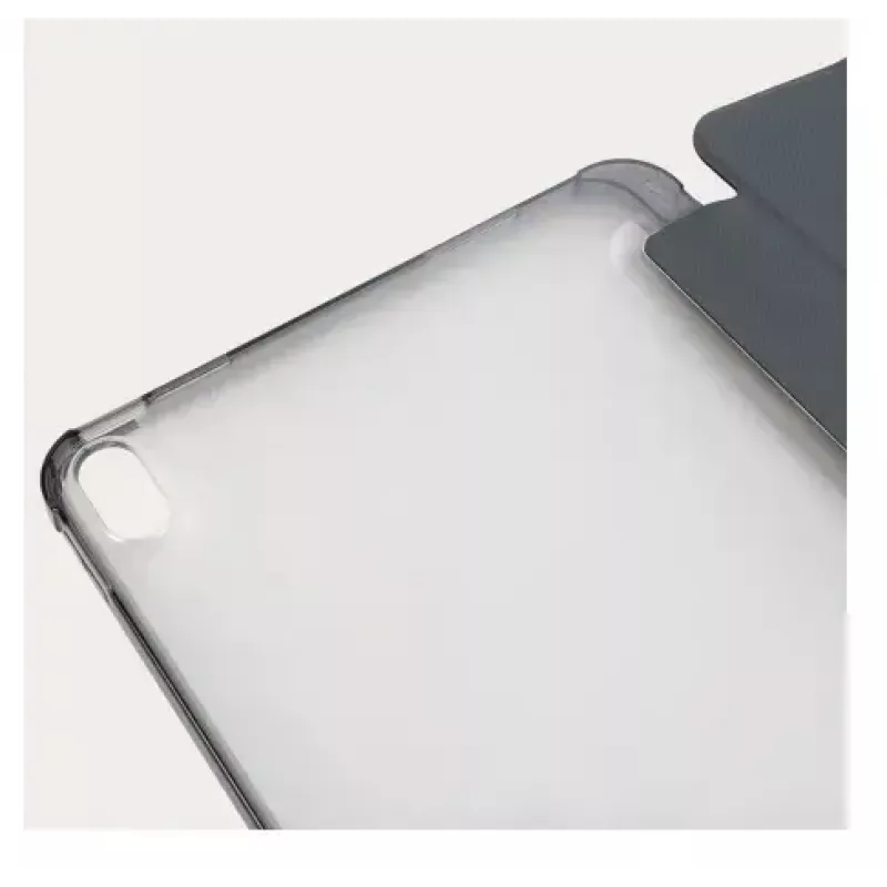Capa folio Tucano Satin para iPad 10,9 polegadas 2022 cinzento transparente