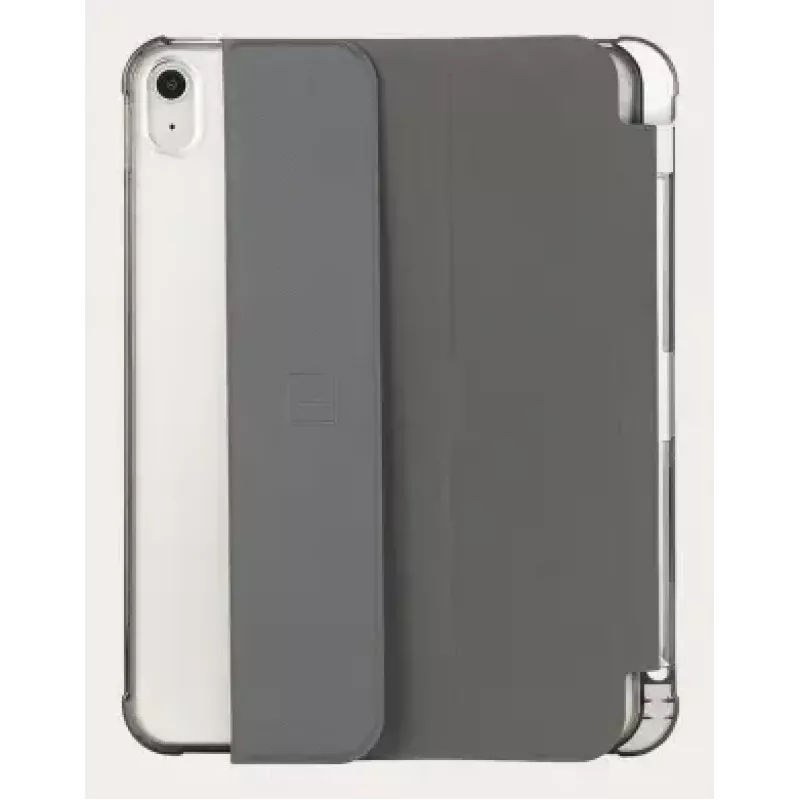 Capa folio Tucano Satin para iPad 10,9 polegadas 2022 cinzento transparente