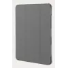 Capa folio Tucano Satin para iPad 10,9 polegadas 2022 cinzento transparente