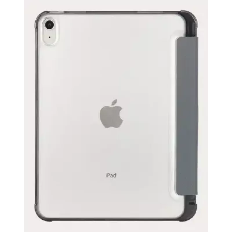 Capa folio Tucano Satin para iPad 10,9 polegadas 2022 cinzento transparente