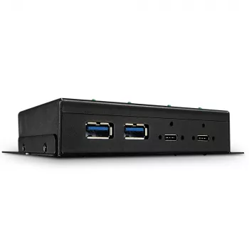 Hub USB Lindy 4 portas USB 3.2 Gen 2 Type-C metálico