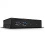 Hub USB Lindy 4 portas USB 3.2 Gen 2 Type-C metálico