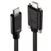 Hub USB Lindy 4 portas USB 3.2 Gen 2 Type-C metálico