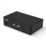 Switch KVM Lindy 2 portas DisplayPort 1.4, USB 3.0 e áudio