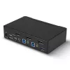 Switch KVM Lindy 2 portas DisplayPort 1.4, USB 3.0 e áudio