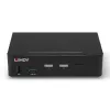 Switch KVM Lindy 2 portas DisplayPort 1.4, USB 3.0 e áudio
