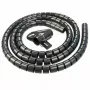 Lindy Espiral organizador de cabos, 5 m, 25 mm, preto