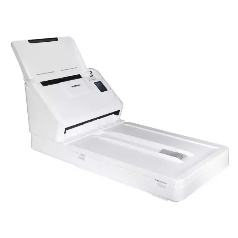 Digitalizador de mesa e ADF Avision AD340GFN com 1200 x 1200 DPI, A4, ADF de 50 folhas, Duplex, branco
