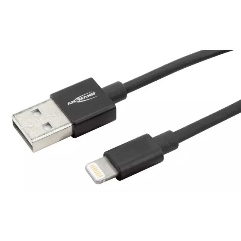 Cabo Lightning Ansmann 1700-0078 1,2 m preto