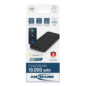 Powerbank portátil Ansmann PB320PD 10000 mAh