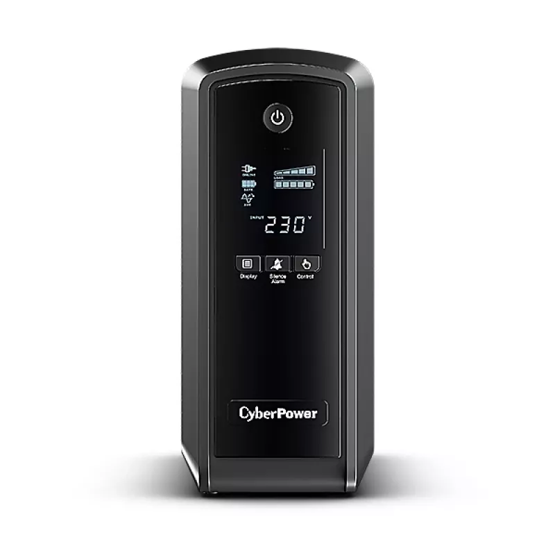 UPS (fonte de alimentação ininterrupta) CyberPower CP550EPFCLCD Line-Interactive 0,55 kVA 350 W 6 saídas AC