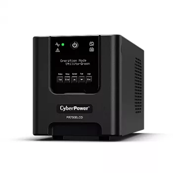 UPS (fonte de alimentação ininterrupta) CyberPower PR750ELCDGR Line-Interactive 0,75 kVA 675 W 4 saídas AC