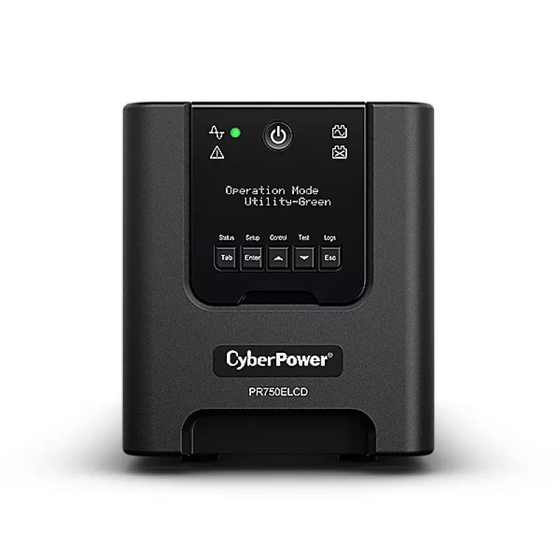 UPS (fonte de alimentação ininterrupta) CyberPower PR750ELCDGR Line-Interactive 0,75 kVA 675 W 4 saídas AC