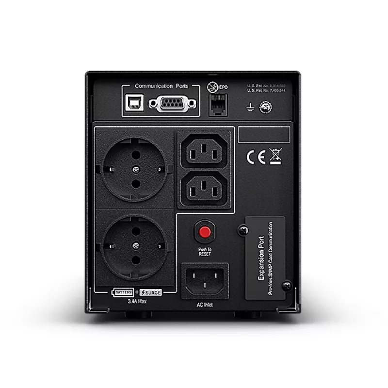 UPS (fonte de alimentação ininterrupta) CyberPower PR750ELCDGR Line-Interactive 0,75 kVA 675 W 4 saídas AC