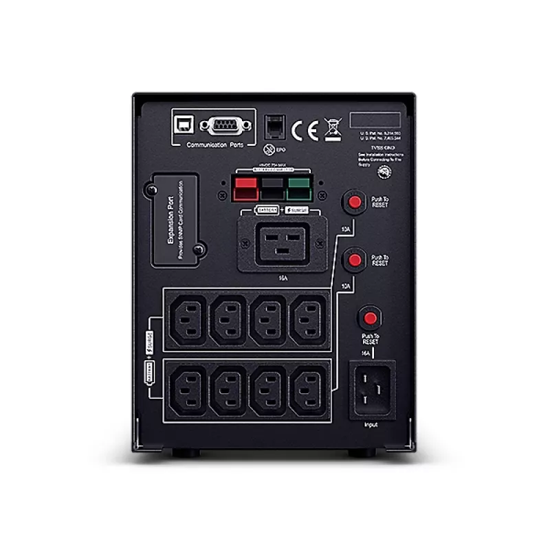 UPS (fonte de alimentação ininterrupta) CyberPower PR3000ELCDSXL Line-Interactive 3 kVA 2700 W 9 saídas AC