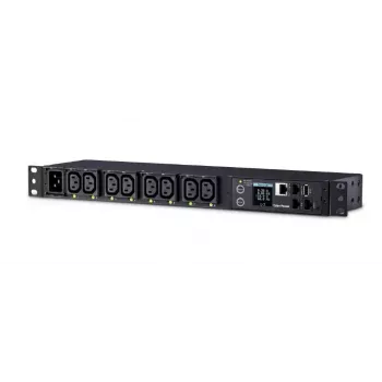 Unidade de distribuição de energia (PDU) CyberPower PDU81004 8 tomadas AC 1U preto