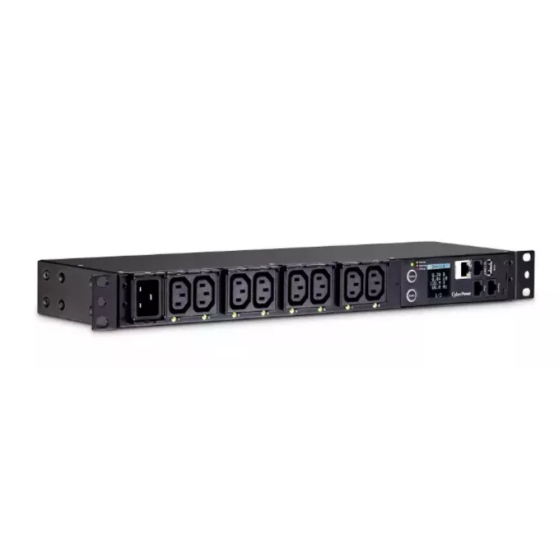 Unidade de distribuição de energia (PDU) CyberPower PDU81004 8 tomadas AC 1U preto