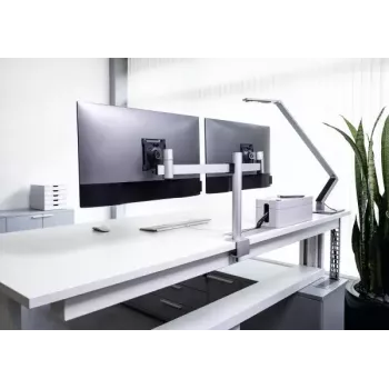 Suporte de monitor Durable para 2 ecrãs 508523
