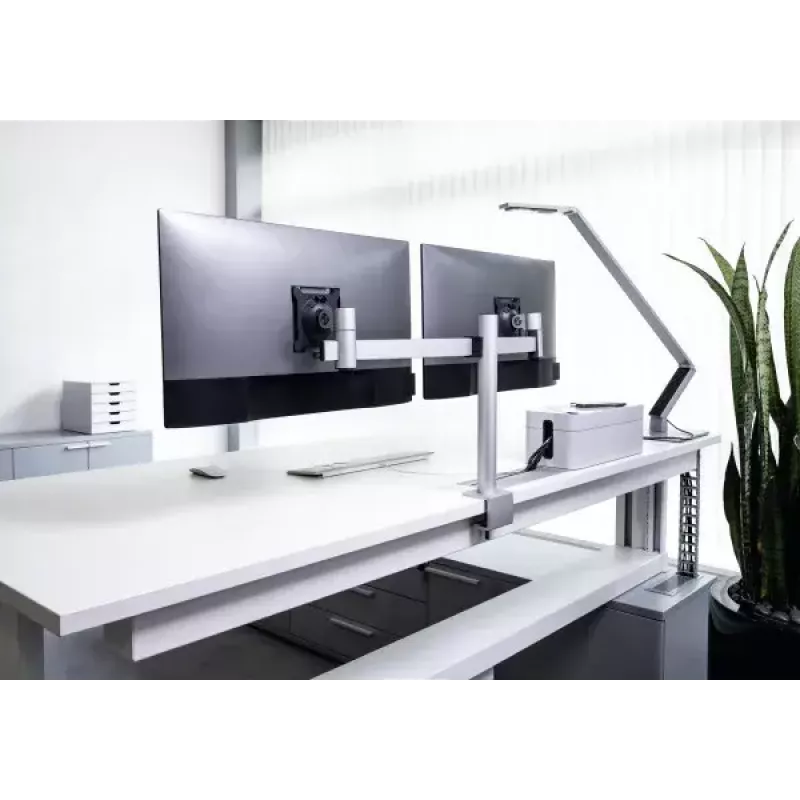 Suporte de monitor Durable para 2 ecrãs 508523