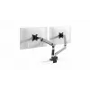 Durable SELECT PLUS Suporte de monitor 509723 com braço para 2 monitores, fixação à secretária