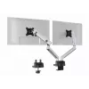 Durable SELECT PLUS Suporte de monitor 509723 com braço para 2 monitores, fixação à secretária