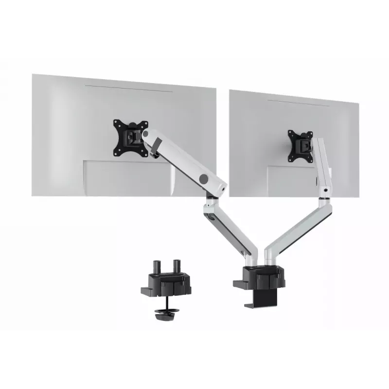 Durable SELECT PLUS Suporte de monitor 509723 com braço para 2 monitores, fixação à secretária