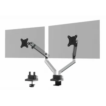 Durable SELECT PLUS Suporte de monitor 509723 com braço para 2 monitores, fixação à secretária