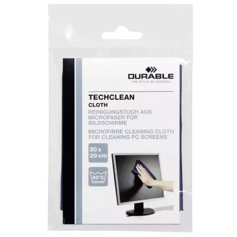 Pano de microfibra Durable TECHCLEAN azul