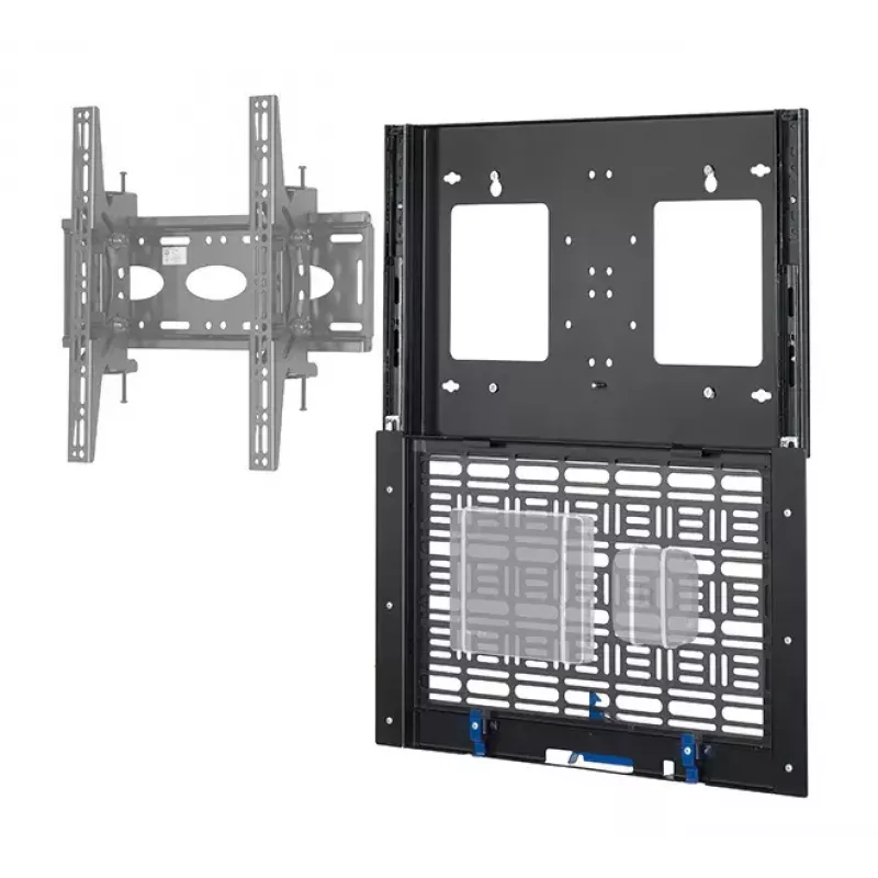 Prateleira para tubo de suporte AV B-Tech BT7888/B preto, capacidade 10 kg
