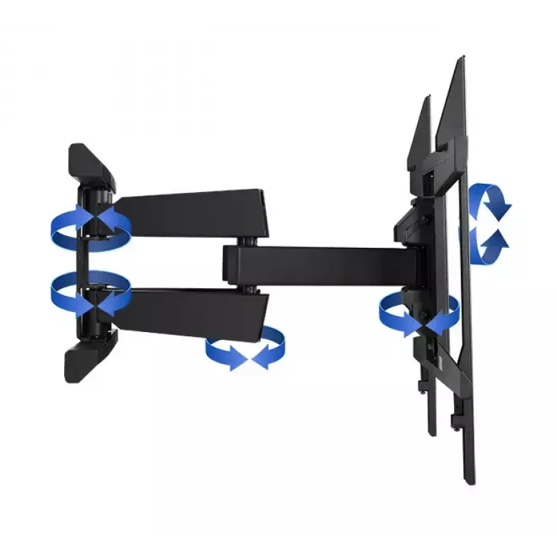Suporte de parede para ecrã plano B-Tech Heavy Duty Twin Cantilever Arm VESA 800 x 600 peso máximo 125 kg