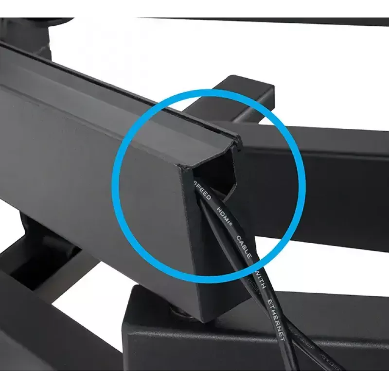 Suporte de parede para ecrã plano B-Tech Heavy Duty Twin Cantilever Arm VESA 800 x 600 peso máximo 125 kg
