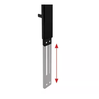 Braço de montagem para ecrã plano B-Tech BT8390 braço de montagem ajustável para acessórios preto 4 kg