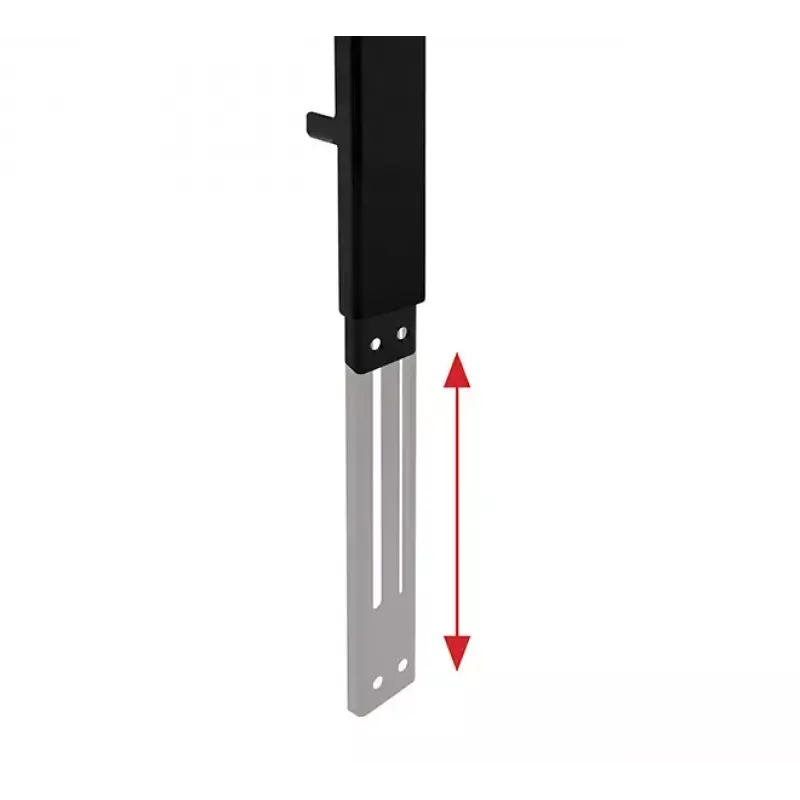 Braço de montagem para ecrã plano B-Tech BT8390 braço de montagem ajustável para acessórios preto 4 kg