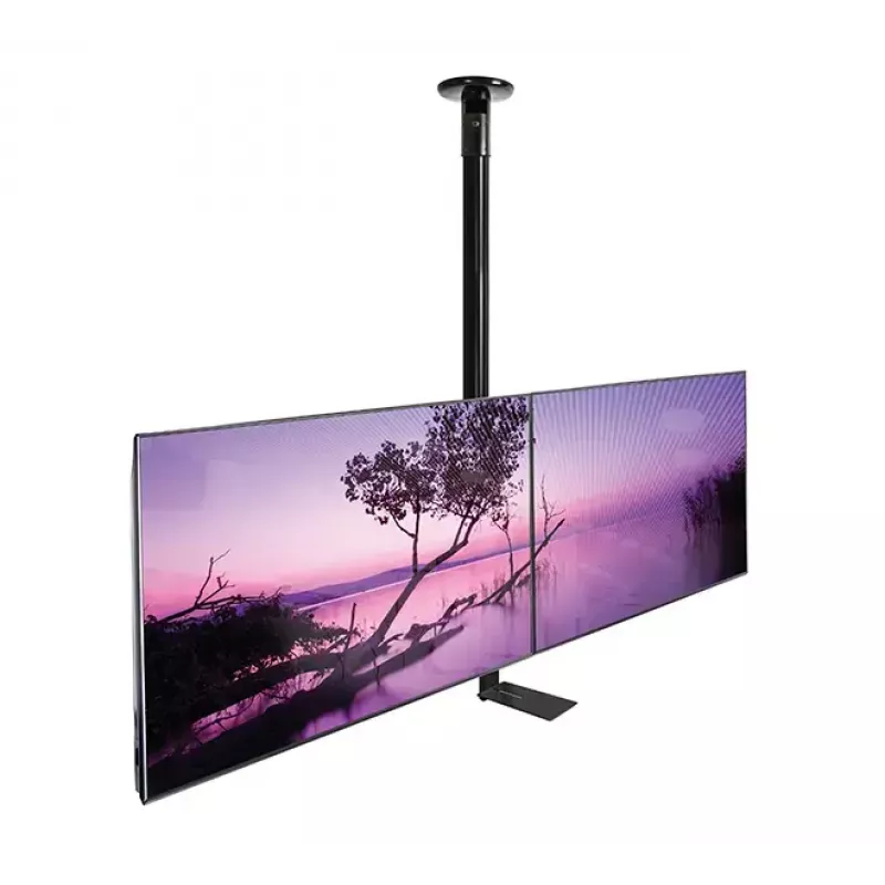 Braço de montagem para ecrã plano B-Tech BT8390 braço de montagem ajustável para acessórios preto 4 kg