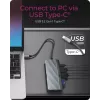 Docking station ICY BOX IB-DK4040a-CPD — 10-em-1 USB-C, HDMI 4K60Hz, VGA, 3×USB-A, Gigabit-LAN, PD 100W, SD/MicroSD, alumínio