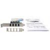 Placa PCIe EXSYS 4 portas USB 3.2 Gen 1 com Self-Power 3A Renesas