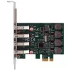 Placa PCIe EXSYS 4 portas USB 3.2 Gen 1 com Self-Power 3A Renesas