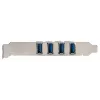 Placa PCIe EXSYS 4 portas USB 3.2 Gen 1 com Self-Power 3A Renesas