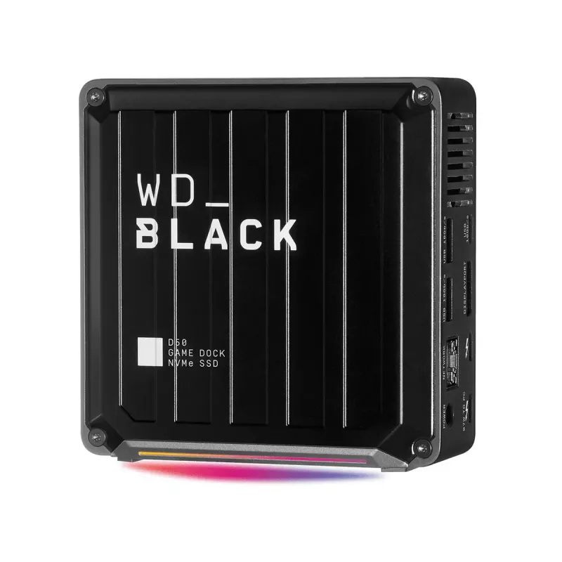 SSD Western Digital D50 com fios Thunderbolt 3 preto