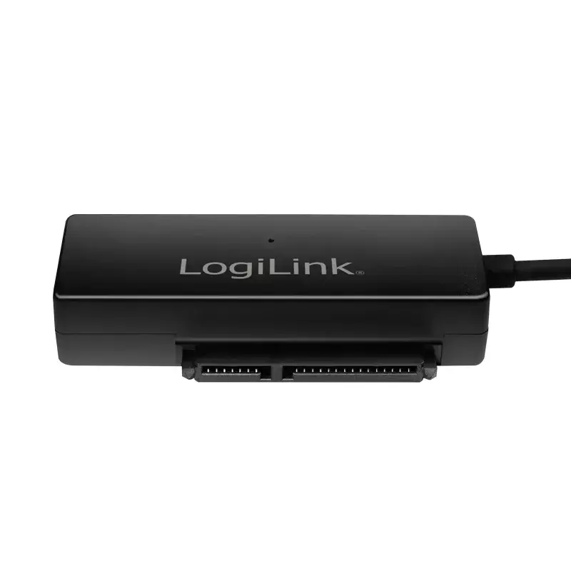 Adaptador LogiLink USB 3.0 para SATA com OTB - controlador de armazenamento com indicador de dados, indicador de rede, botão OneTouchEasy (OTB) - SATA 3Gb/s - 3 Gbit/s - USB