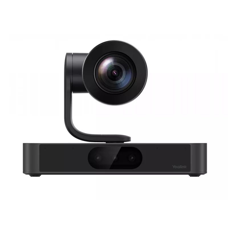 Câmara de conferência Yealink SmartVision 80 com zoom ótico de 20x, preto, base de suporte