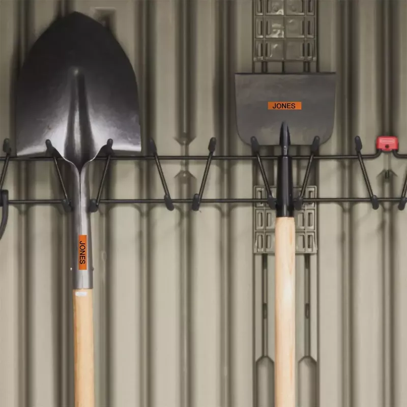 Etiquetas DYMO Authentic D1 de longa duração | Impressão preta em fita laranja | 12 mm x 3 m | Fita de etiquetas de alto desempenho para impressoras de etiquetas LabelManager