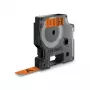 Etiquetas DYMO Authentic D1 de longa duração | Impressão preta em fita laranja | 12 mm x 3 m | Fita de etiquetas de alto desempenho para impressoras de etiquetas LabelManager