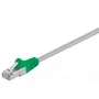 Cabo crossover Goobay CAT 5e F/UTP 3 m cinzento verde