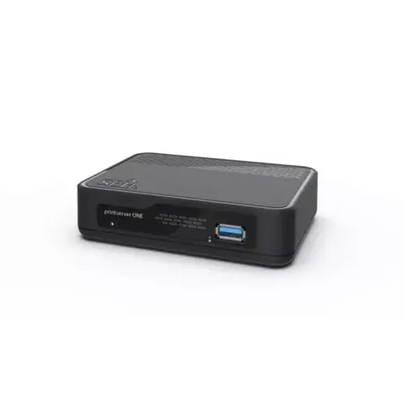 Servidor de impressão SEH printserver One Ethernet LAN preto 10/100/1000 Mbit/s