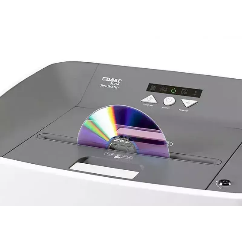 Destruidora de documentos Dahle ShredMATIC 300 corte em micropartículas 22 cm branco