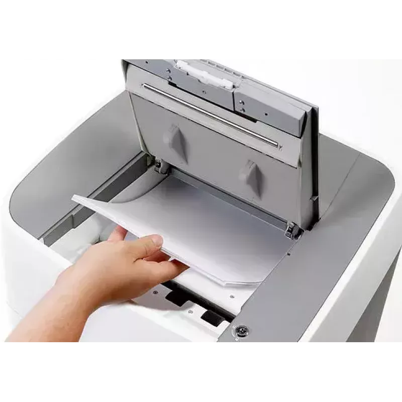 Destruidora de documentos Dahle ShredMATIC 300 corte em micropartículas 22 cm branco