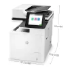 HP LaserJet Enterprise MFP M635h, Laser, Impressão mono, 1200 x 1200 DPI, Cópia mono, A4, Preto, Branco