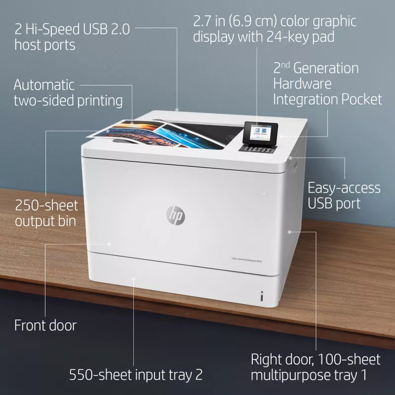 Impressora HP Color LaserJet Enterprise M751dn Laser Cor